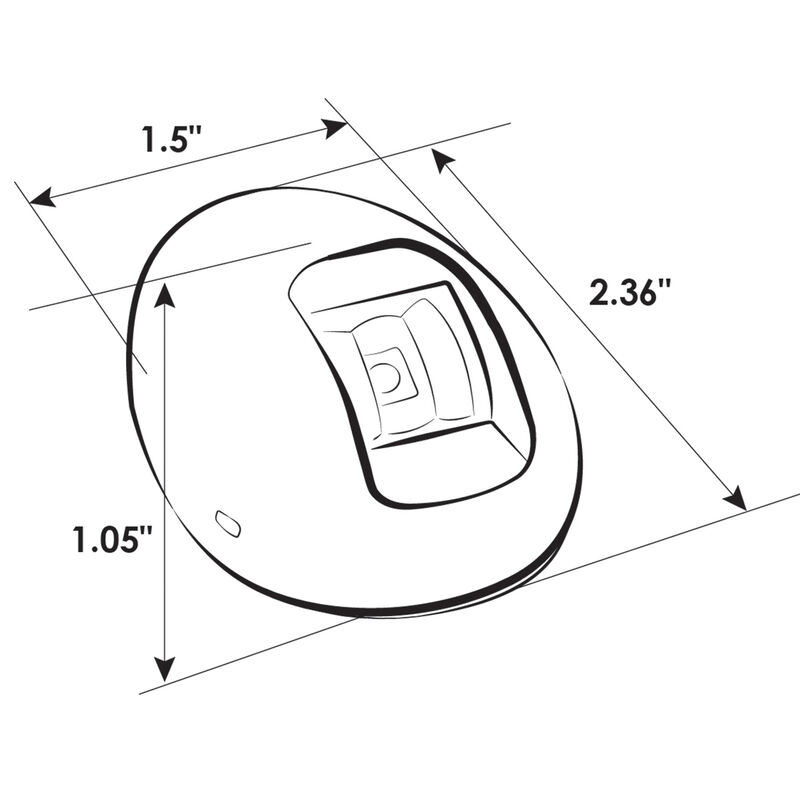 ITC Vertical-Mount LED Navigation Light, Red image number 4